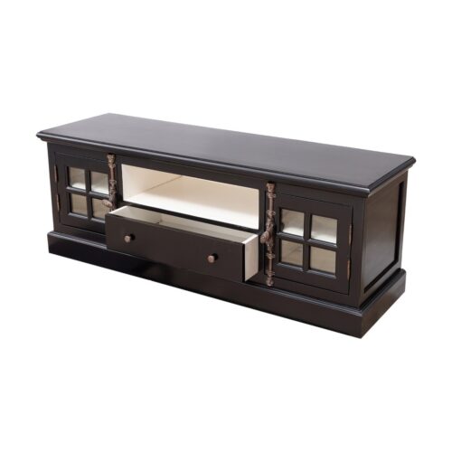 Szafka RTV Josephine 150x46x56cm black