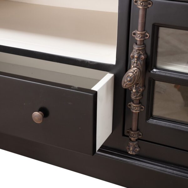 2109202466eedcf78d48a.jpeg Szafka RTV Josephine 150x46x56cm black