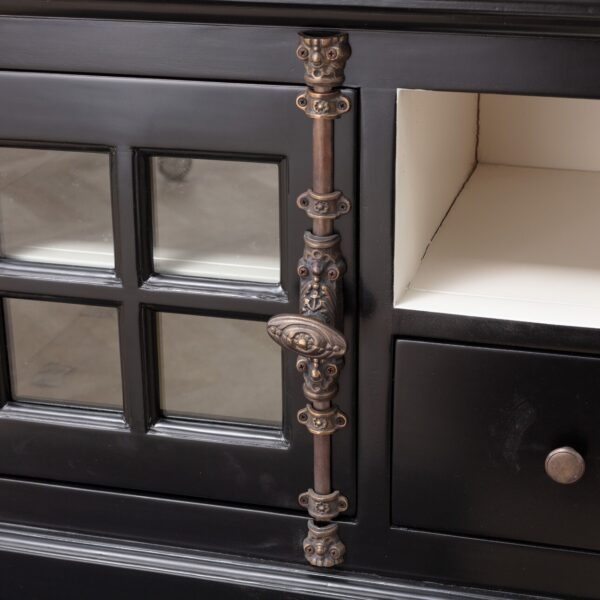 2109202466eedcfa5d82f.jpeg Szafka RTV Josephine 150x46x56cm black