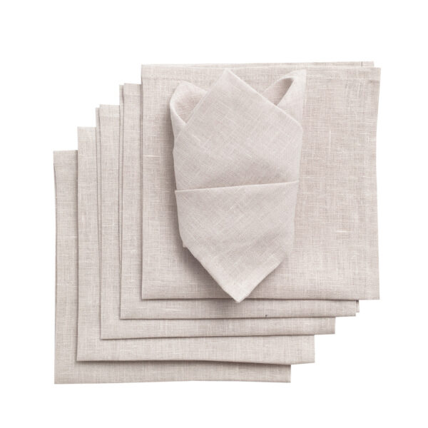 2109202466eef5cc2b566.jpeg Komplet serwetek 6 szt. 42x42cm Linen 159-15