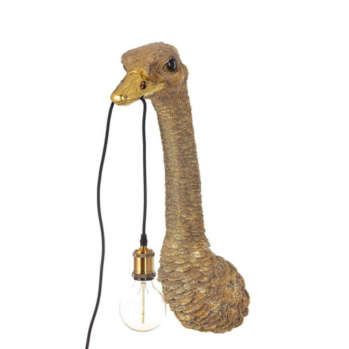 Lampa ścienna Gold Ostrich 72cm