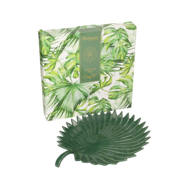 Półmisek Jungle Leaves 35cm green
