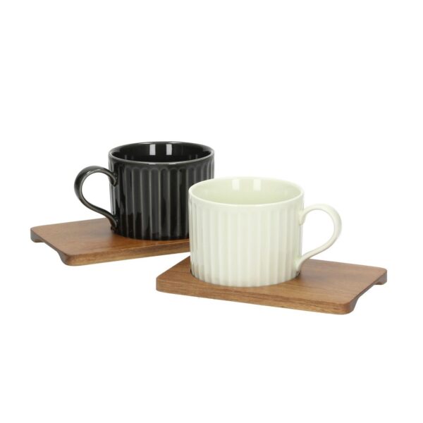 Zestaw filiżanek Giorno Duo 250ml black