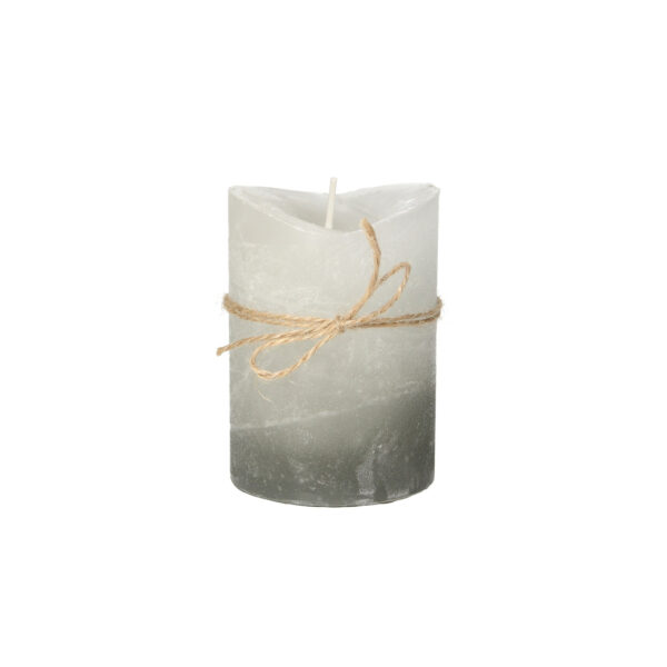 Świeca Dorotea 10cm dark grey cristal
