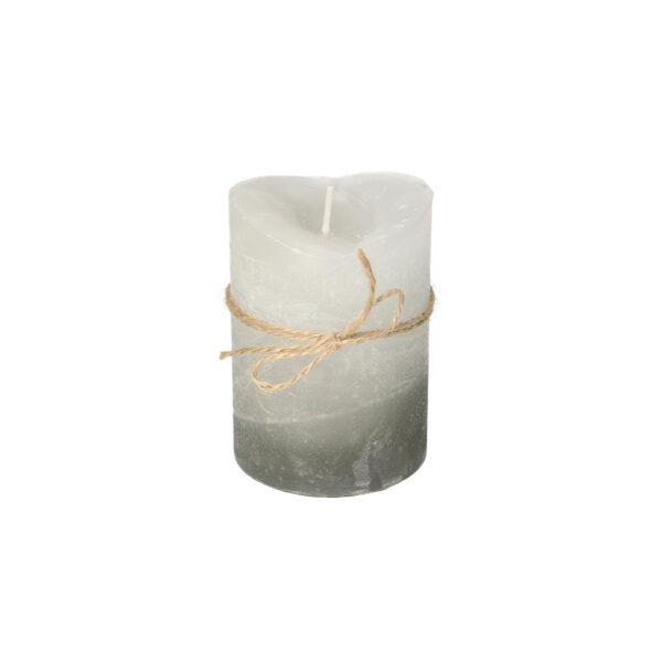 Świeca Dorotea 10cm dark grey cristal