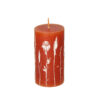 Świeca Giulia 13cm orange