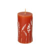 Świeca Giulia 13cm orange