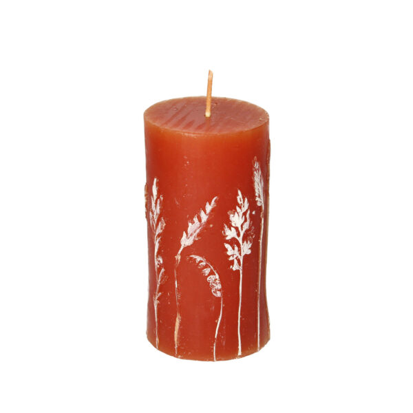 Świeca Giulia 13cm orange