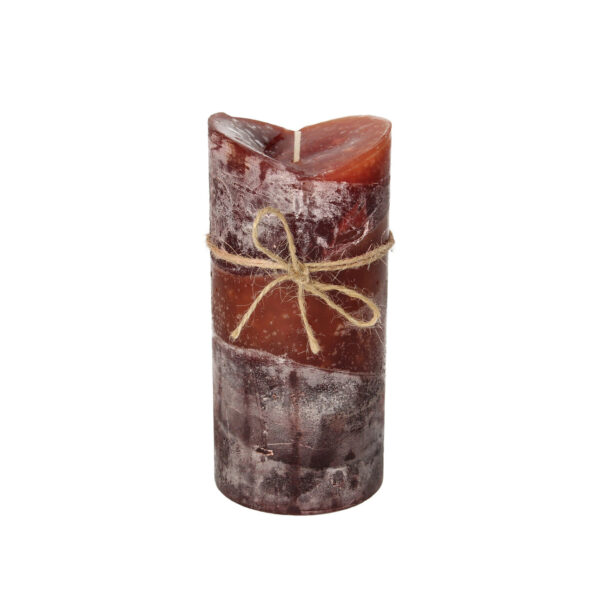 Świeca Dorotea 15cm burgund