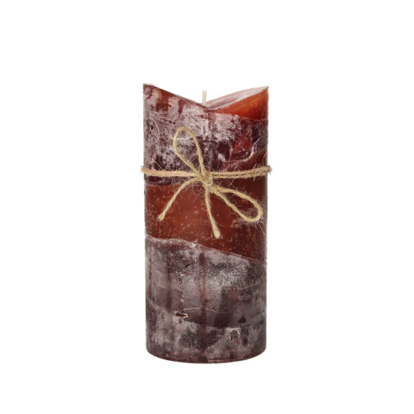 Świeca Dorotea 15cm burgund