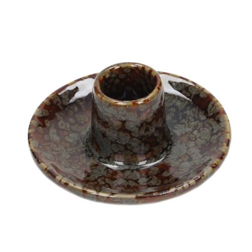 Świecznik Single 9x6cm brown