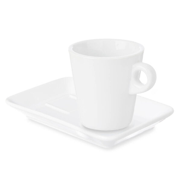 Zestaw porcelanowych filiżanek do kawy