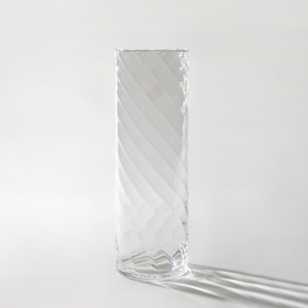 Wazon Crytal Twist 15x15x45 cm