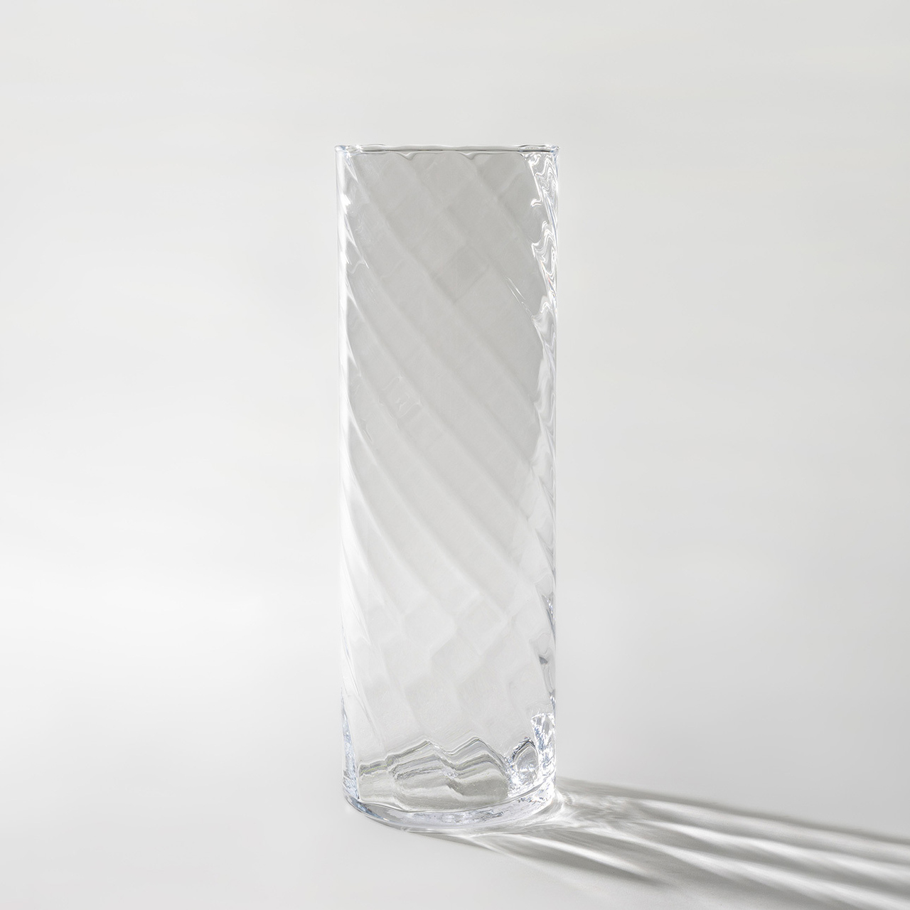 Wazon Crytal Twist 15x15x45 cm