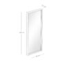 Lustro ścienne w ramie MDF, 150 cm