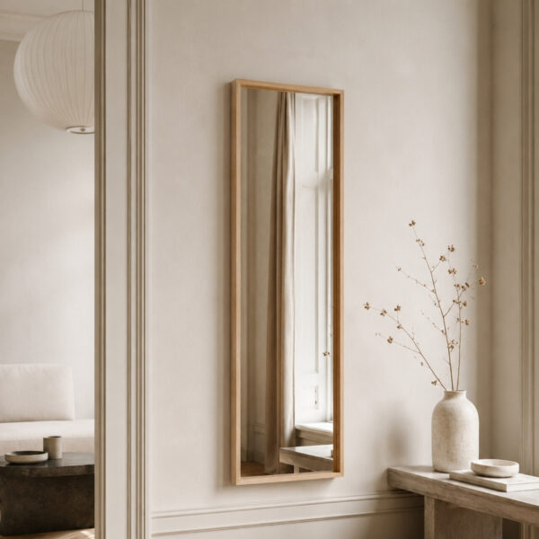 Lustro ścienne w ramie MDF, 150 cm