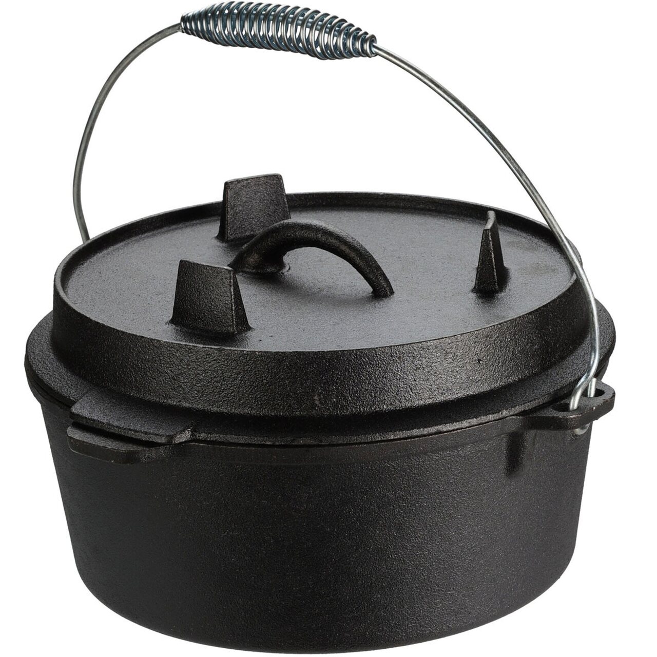 Garnek żeliwny do grilla, kociołek, Ø 25 cm