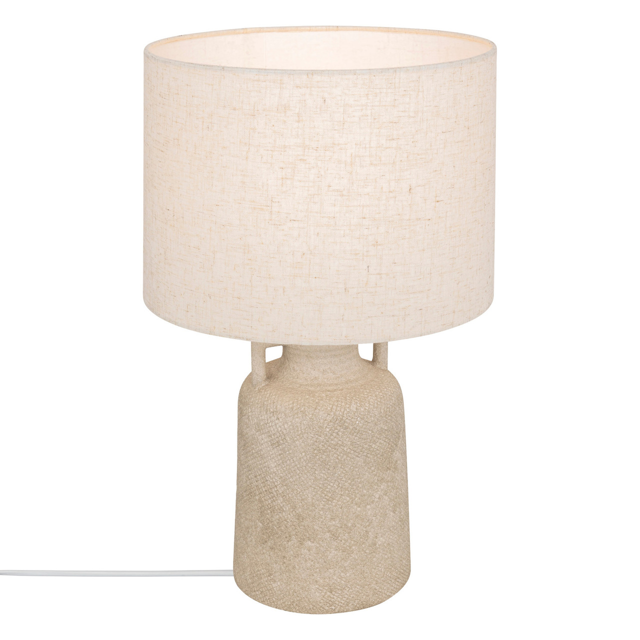 Lampa stołowa z kamionkową podstawą GIBUS, Ø 28 x 45,5 cm