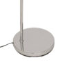 Lampa podłogowa łukowa FLORIS, metalowa, srebrna, 177 cm