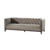 Sofa Velvet Elite grey 3-os.