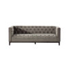 Sofa Velvet Elite grey 3-os.