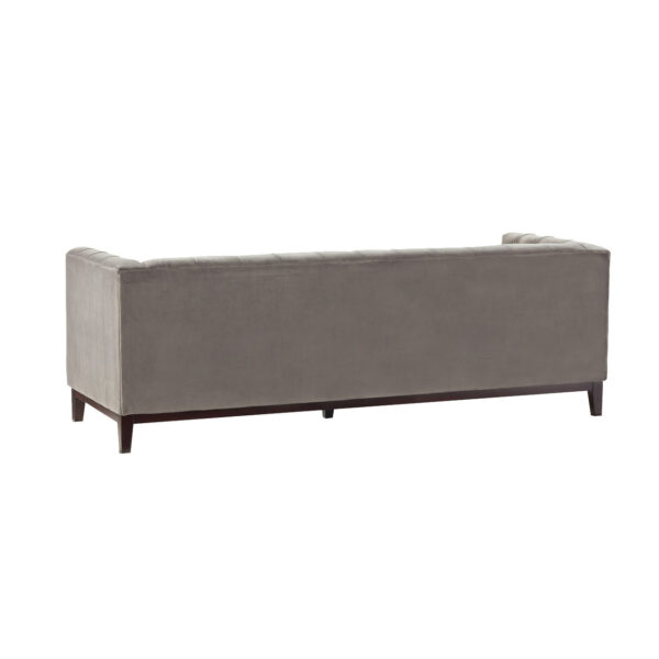 Sofa Velvet Elite grey 3-os.