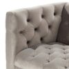Sofa Velvet Elite grey 3-os.
