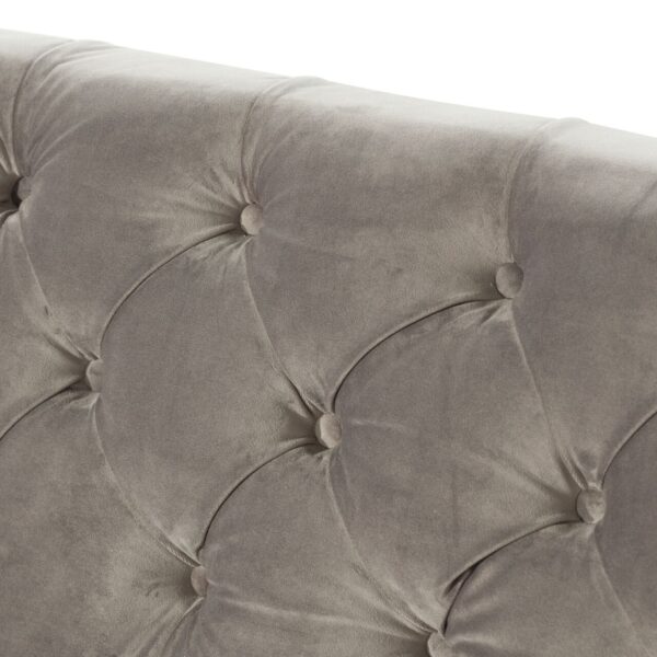 Sofa Velvet Elite grey 3-os.