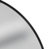 Lustro okrągłe w metalowej ramie OW, Ø 70 cm - czarny