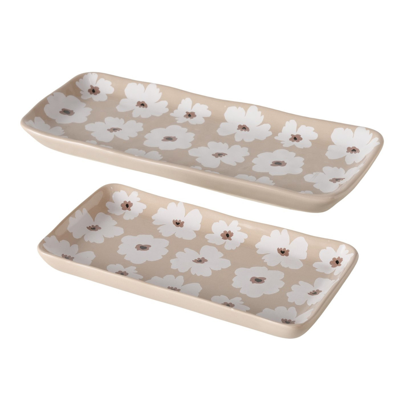 Patery ceramiczne w kwiaty CANEA
