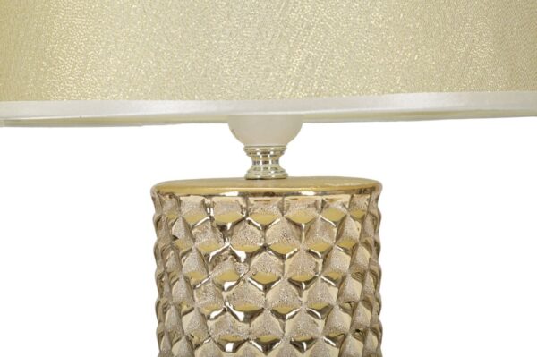 Lampa stołowa GLAM, ceramiczna, złota, Ø 30x47,5 cm