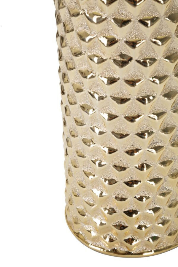 Lampa stołowa GLAM, ceramiczna, złota, Ø 30x47,5 cm